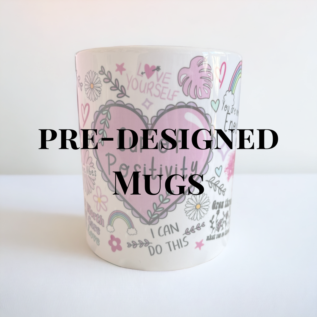 Pre-Designed Mugs