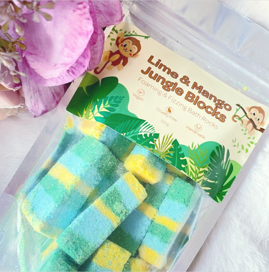 Lime & Mango Bath Rocks (220g)