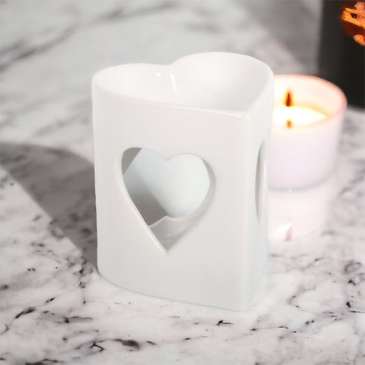 Wax Melt Burner - Heart Design